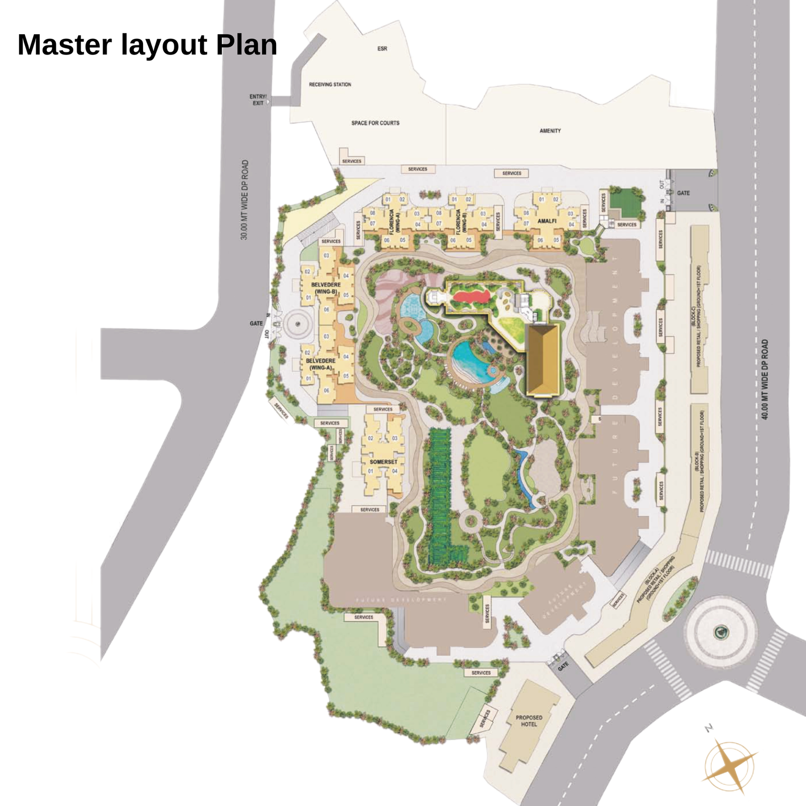 Hiranandani westgate  -Floor-Plan-Master Layout Plan