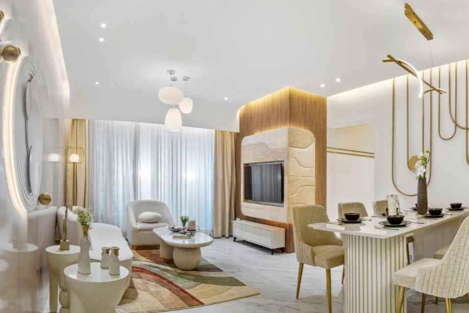 Dosti-Willow--Actual-Flat-Image-3-BHK-1022-sqft-Living-Room