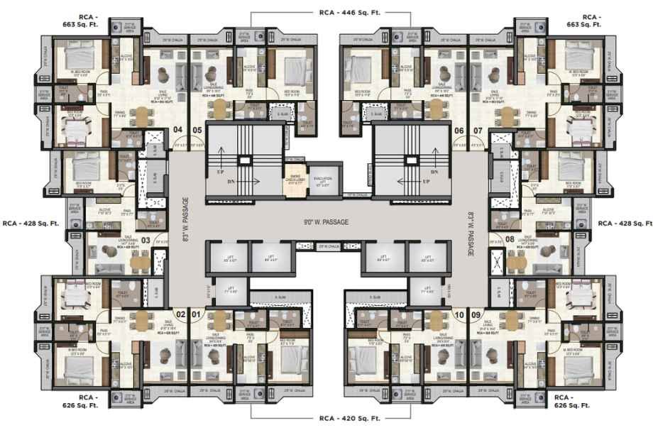 Satre-Happynest-Typical-Floor-Plan