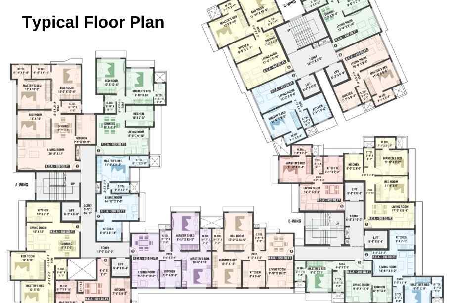 Rakshi-Elanza-Floor-Plan-Typical-Andheri-East-Chakala