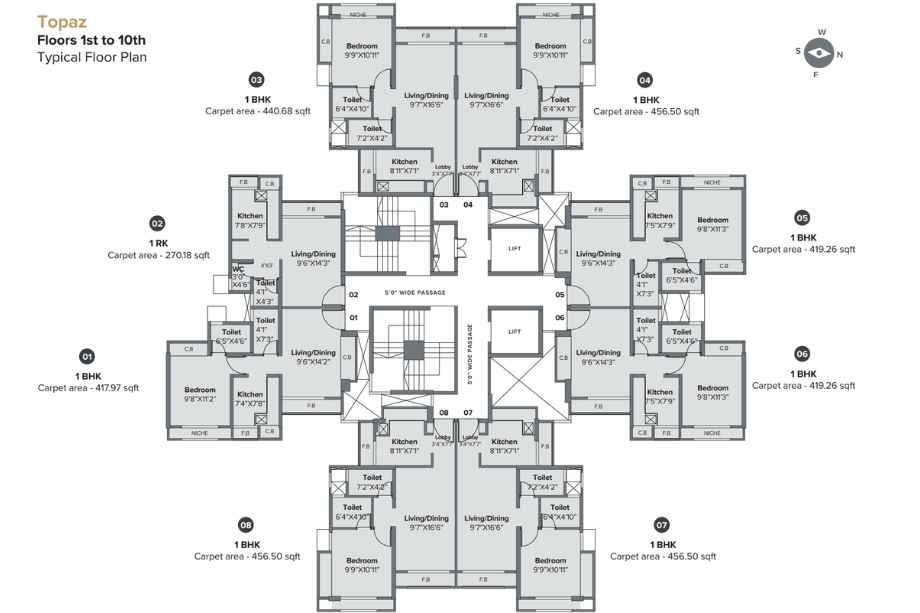 Marathon-Nextown-Phase1-Typical-Floor-Plan-Topaz