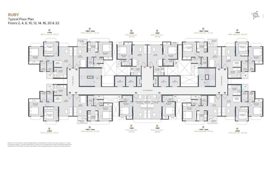 Marathon-Nextown-Phase2-Typical-Floor-Plan-Ruby-2