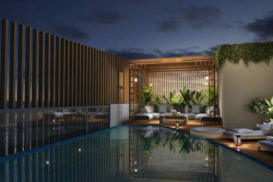 Sethia-Pride-Swimming-pool-night-view-Kandivali-East