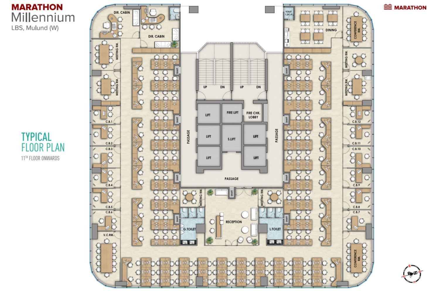 Marathon-millennium-Typical-Floor-Plan (2)