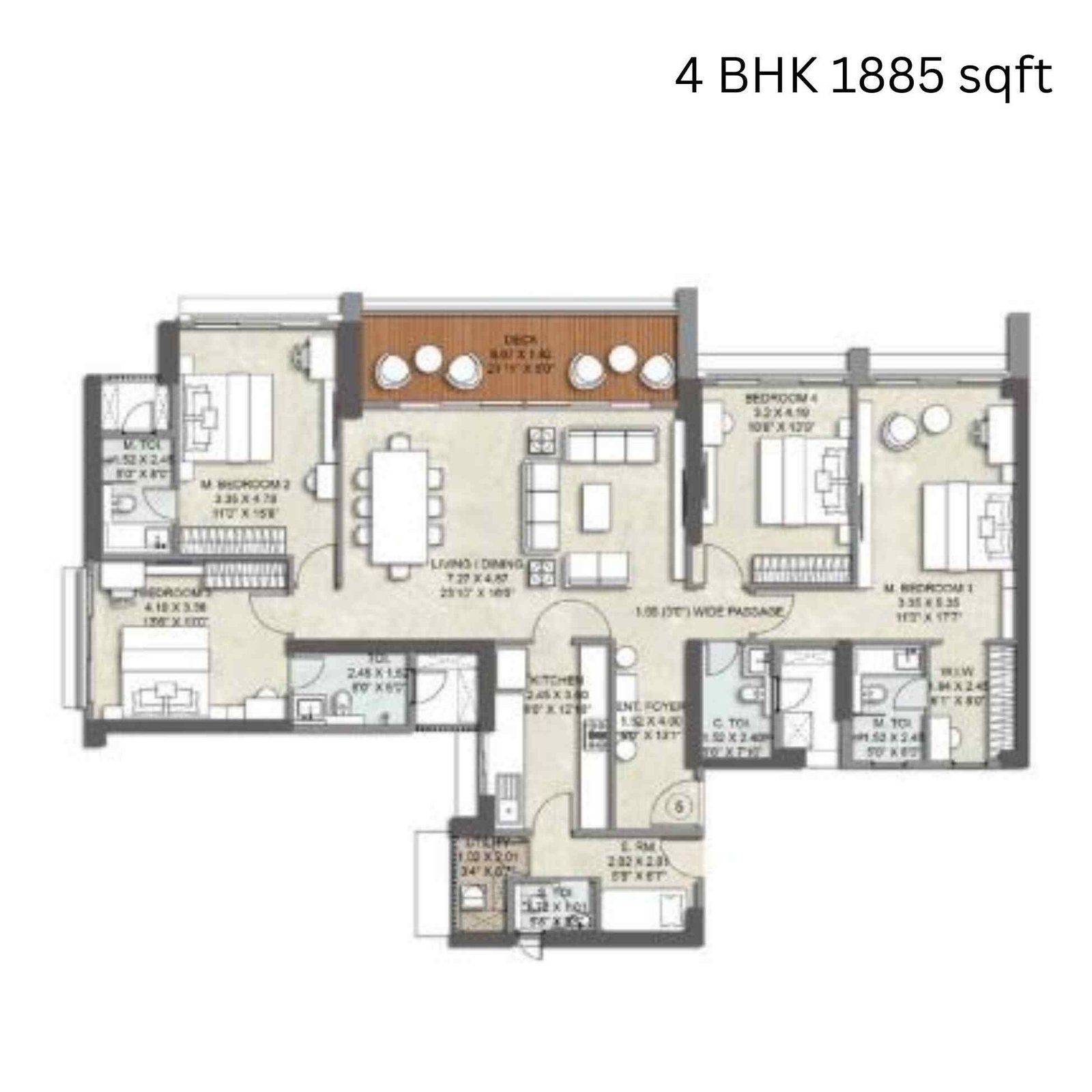 Kalpataru-Advay-4-BHK-1885-sqft