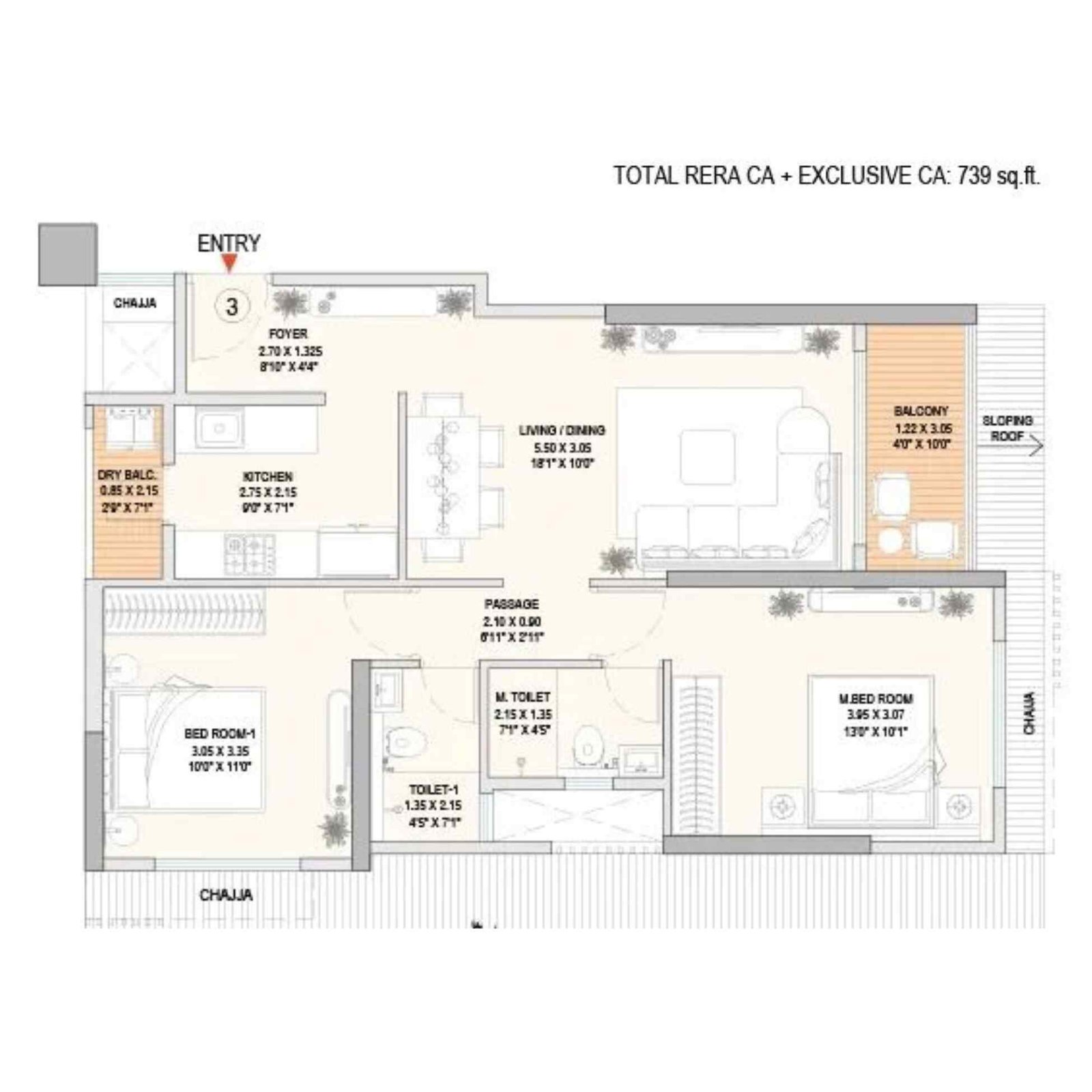 Godrej-Bliss-2-BHK-739-Sqft