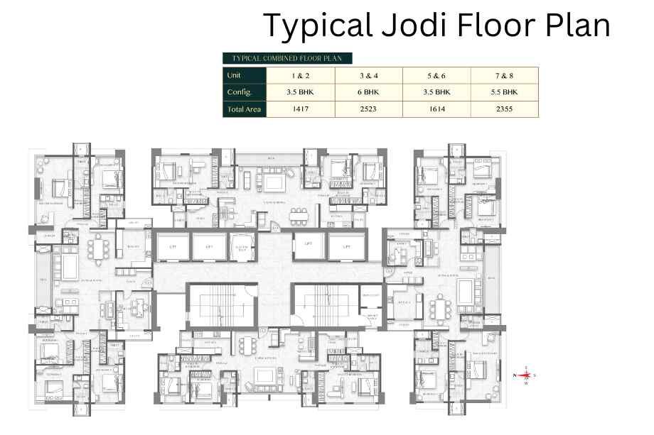 Paradigm-Anantra-typical-combination-floor-plan
