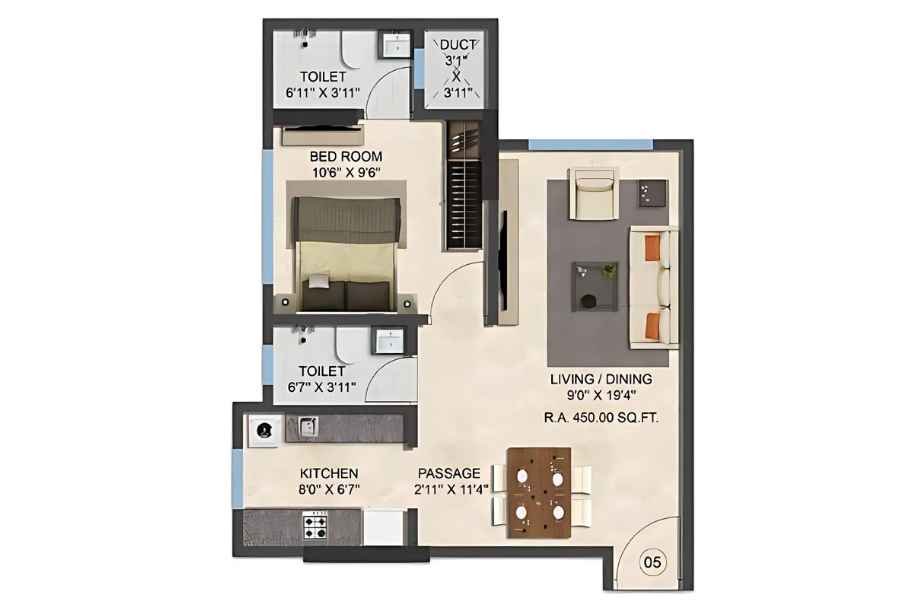 Ranbir-One-Life-Unit-Plan-Flat-5