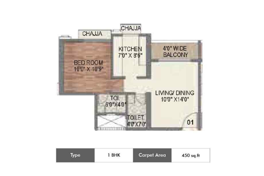 Paradise-Sai-World-Dreams-1-BHK-450-sqft