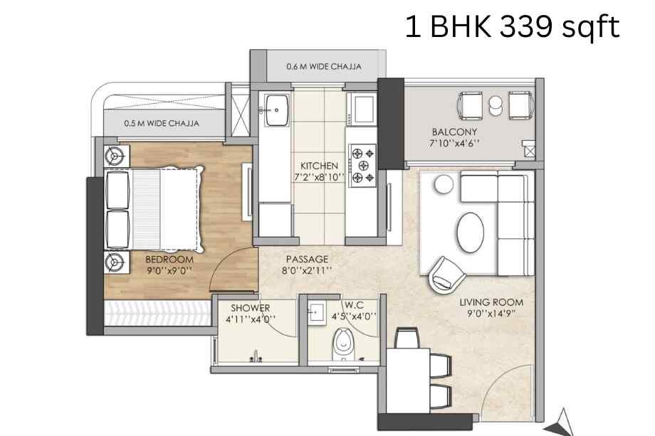 Arista-Skyline-1-BHK-339-sqft