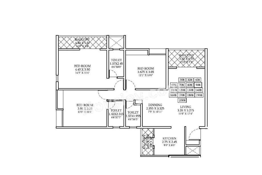 Basil-Maximus-3-BHK-1174-sqft