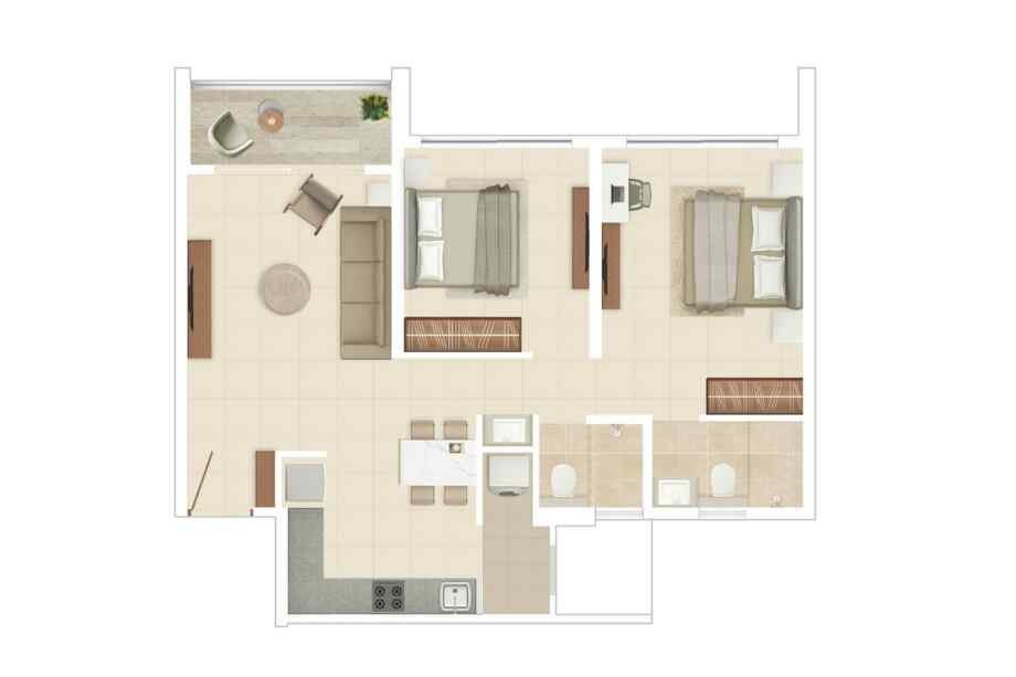 Rohan-Harita-2-BHK-755-sqft