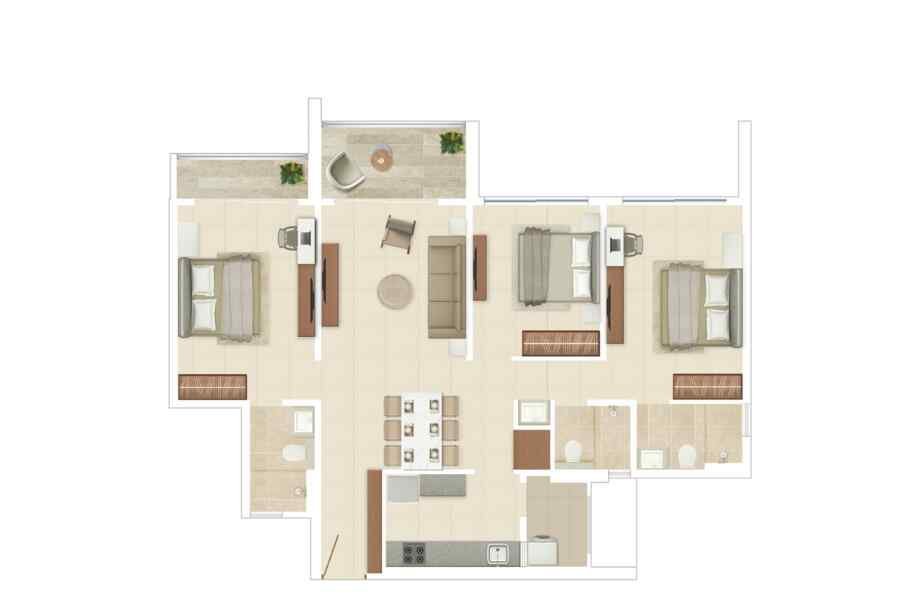 Rohan-Harita-3-BHK-1106-sqft