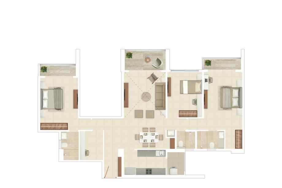 Rohan-Harita-3-BHK-1371-sqft