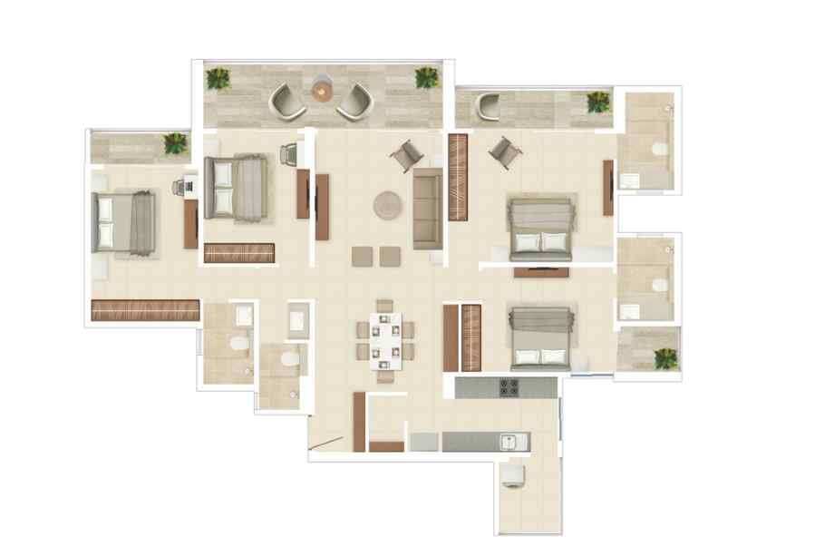 Rohan-Harita-4-BHK-1437-sqft