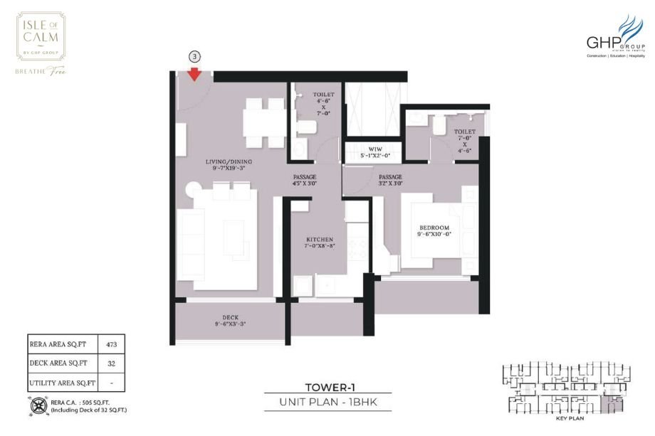 WHISPERING-WOODS-Floor-Plan-1-BHK-505-Sqft