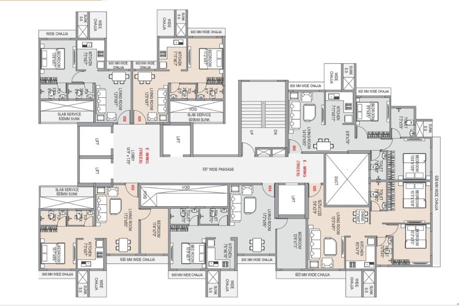 Southfield-Gravity-E-Wing-Floor-Plan