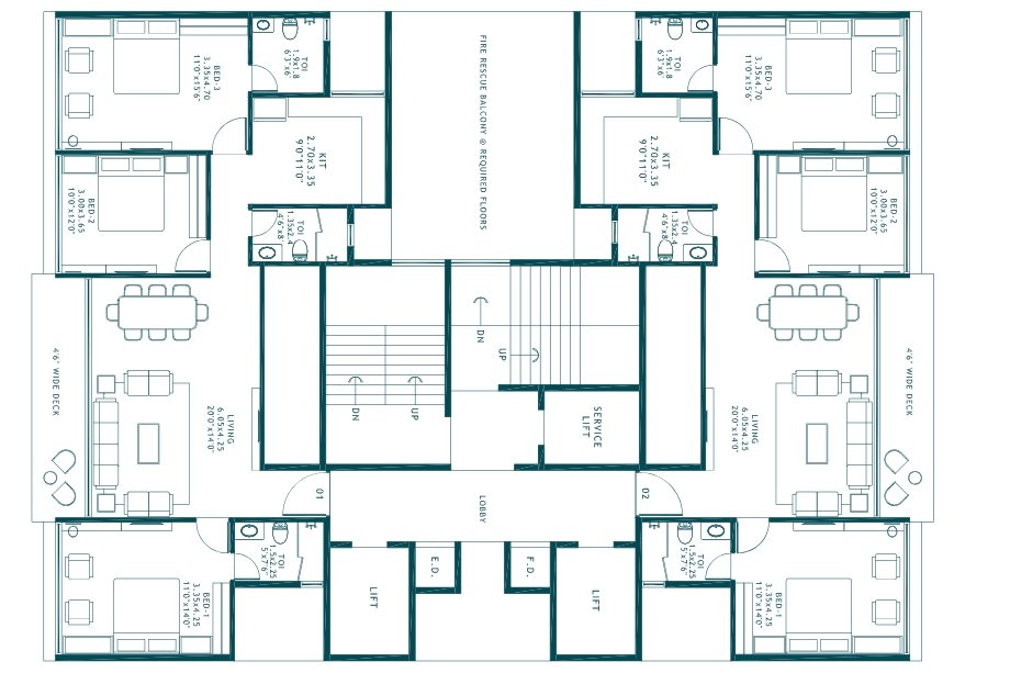 Platinum-Westwood-Typical-Floor-Plan