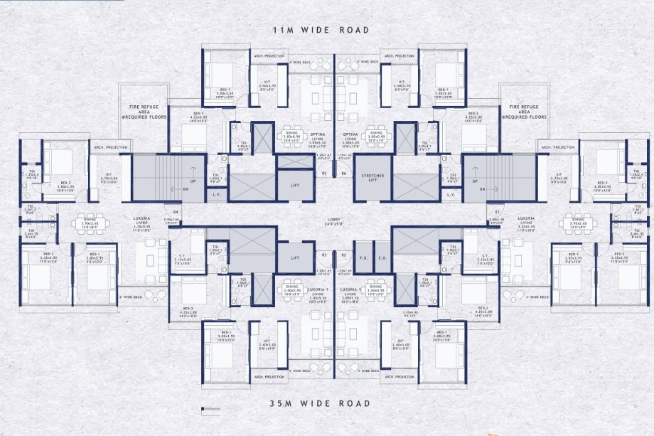 Platinum-Parksyde-Typical-Floor-Plan-6th-12th