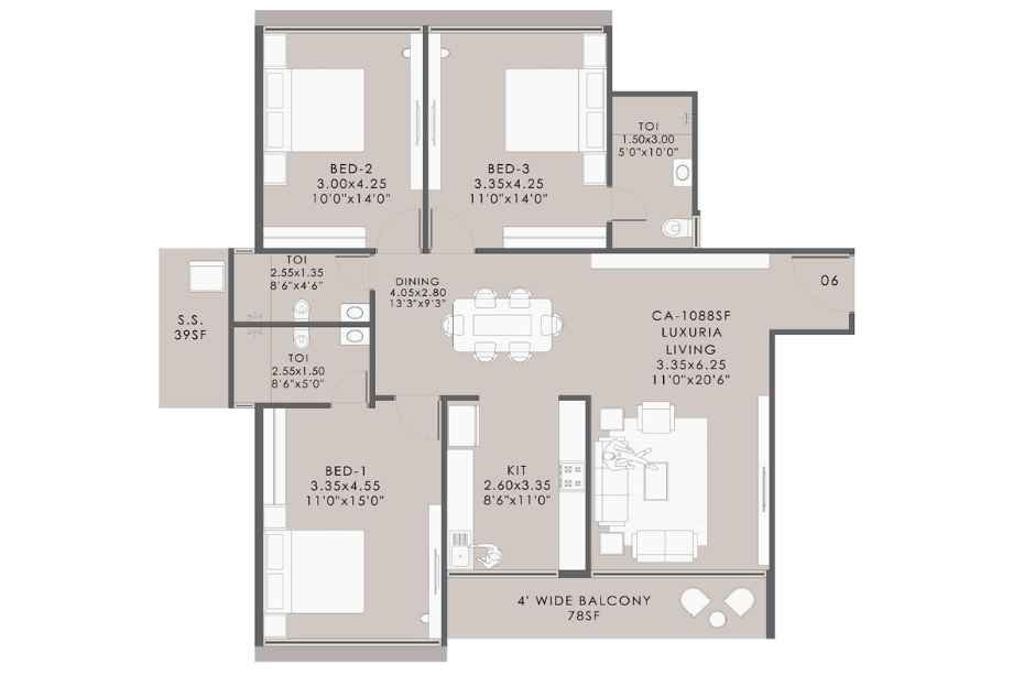 Platinum-Mansionz-Floor-Plan-3-BHK