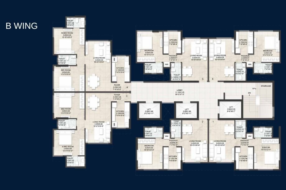 Fatima-Residency-Floor-Plan-B-Wing
