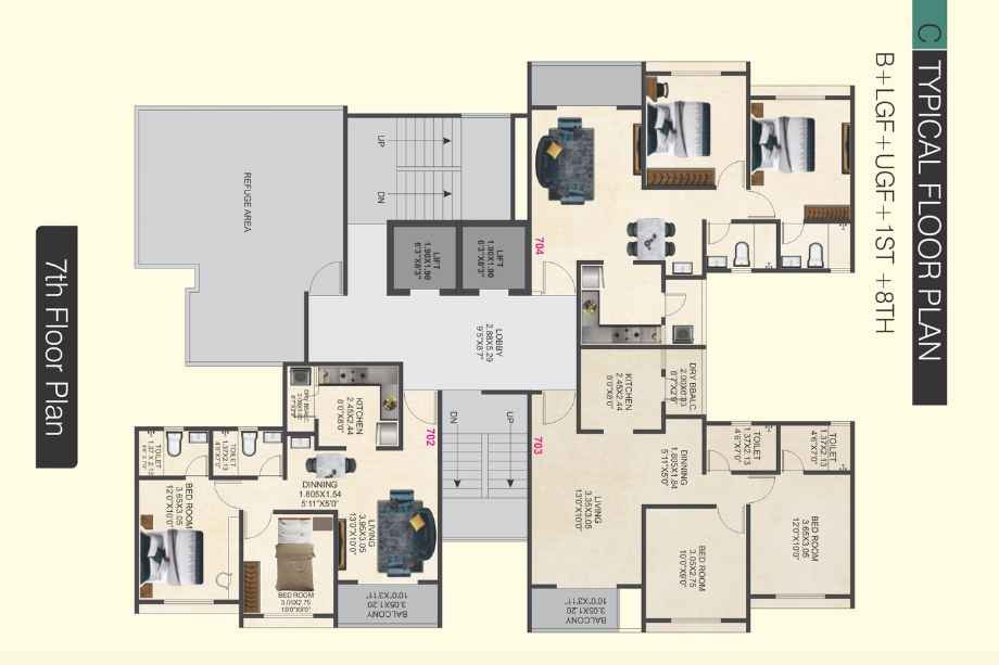 4-Flamingos-Ambegaon-Typical-Floor-Plan-C-7th