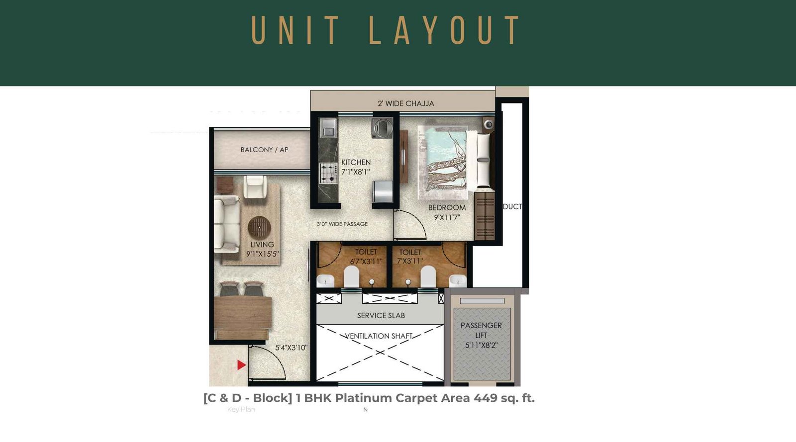 Superb-maa-floor-plan-1-BHK