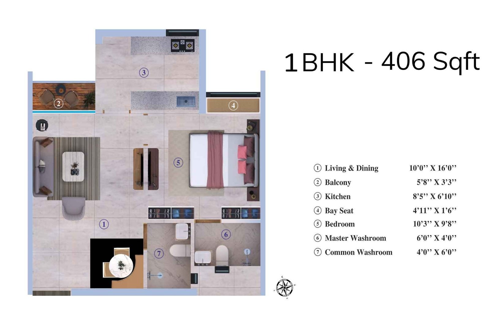 Starwing-I-Stay-Floor-Plan-Tower-D-1-BHK-406-Sqft