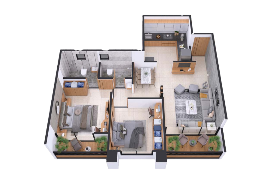Star-Solasta-Floor-Plan-2-BHK