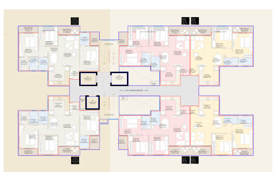 Star-Solasta-Typical-Floor-Plan-Wing-B