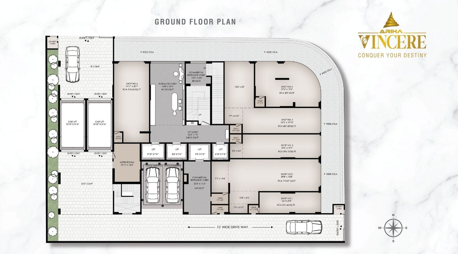 Ariha-Vincere-Typical- Floor-Plan-Ground-Floor