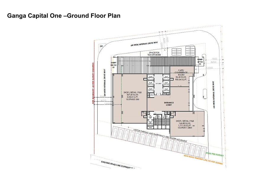 Ganga-Capital-One-Ground-Floor-Plan