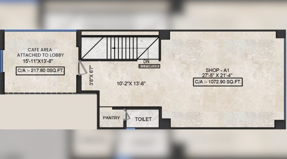 Yura-Business-Park-Shop-Floor-Plan-1073 Sqft