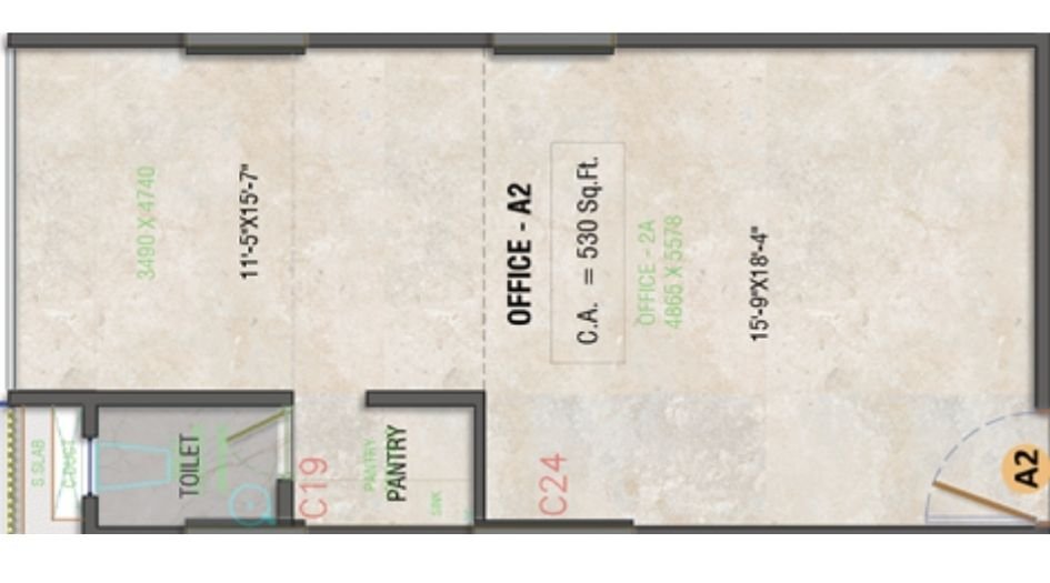 Yura-Business-Park-Office-Floor-Plan-530 Sqft