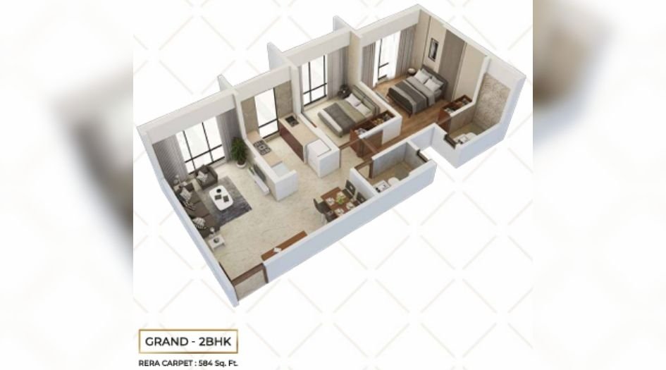 Somani-72-East-2BHK-584sqft-unit-plan