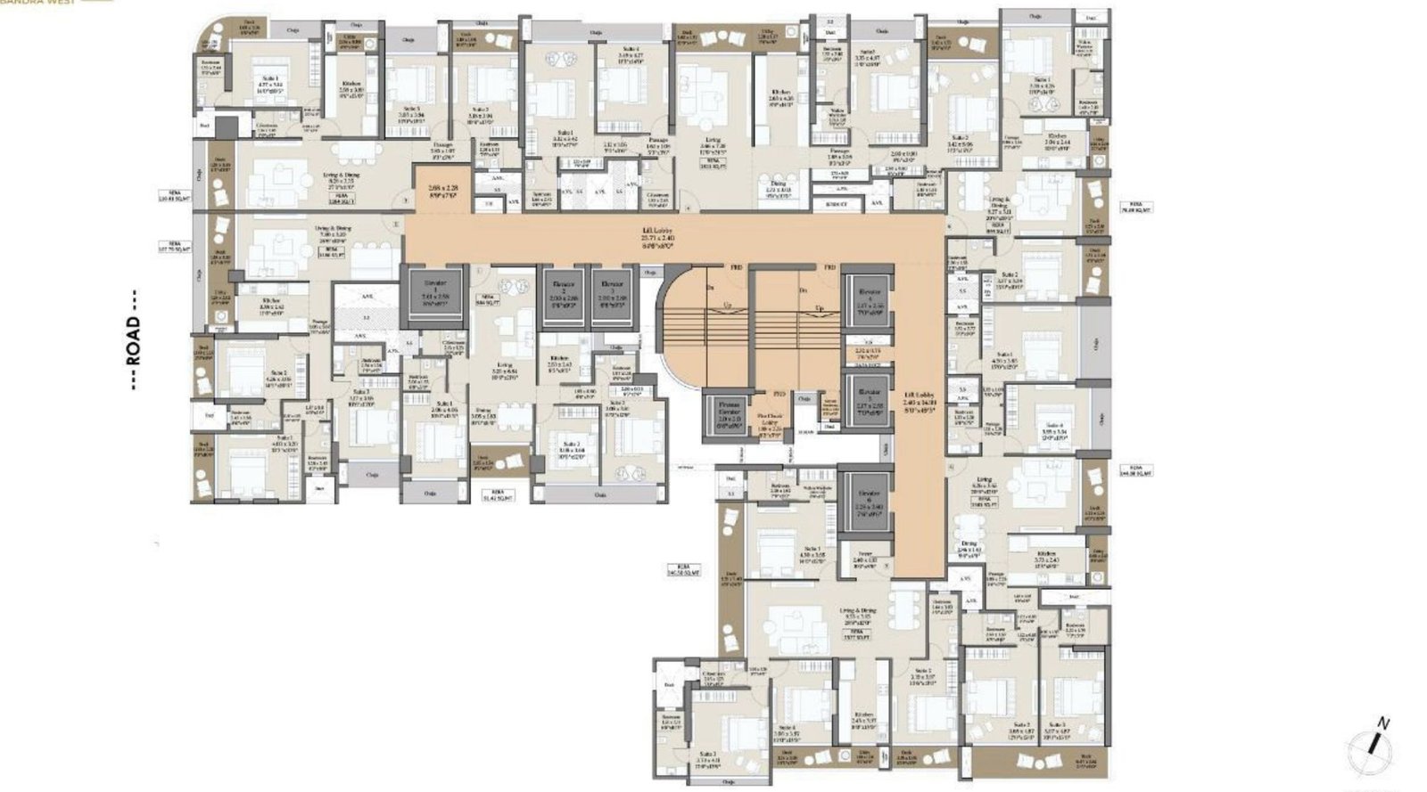 Gurukrupa-bandra-one-of-one-Typical-Floor-Plan (2)