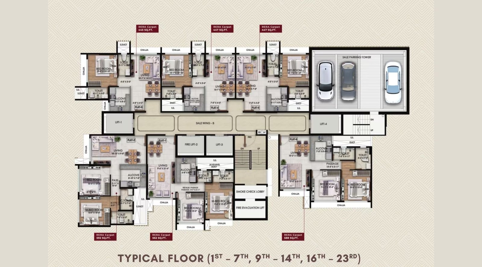 Vida-Crest-Typical-Floor-Plan