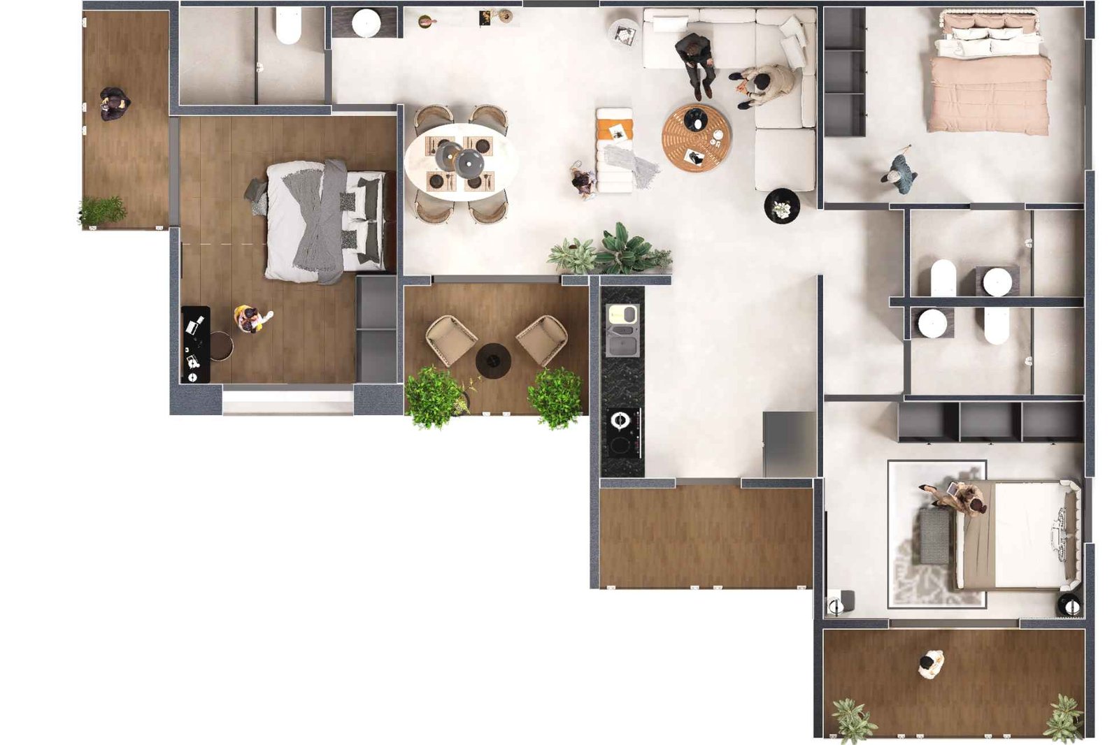 Akruti-Skyrise-3-BHK-Floor-plan-996-sqft