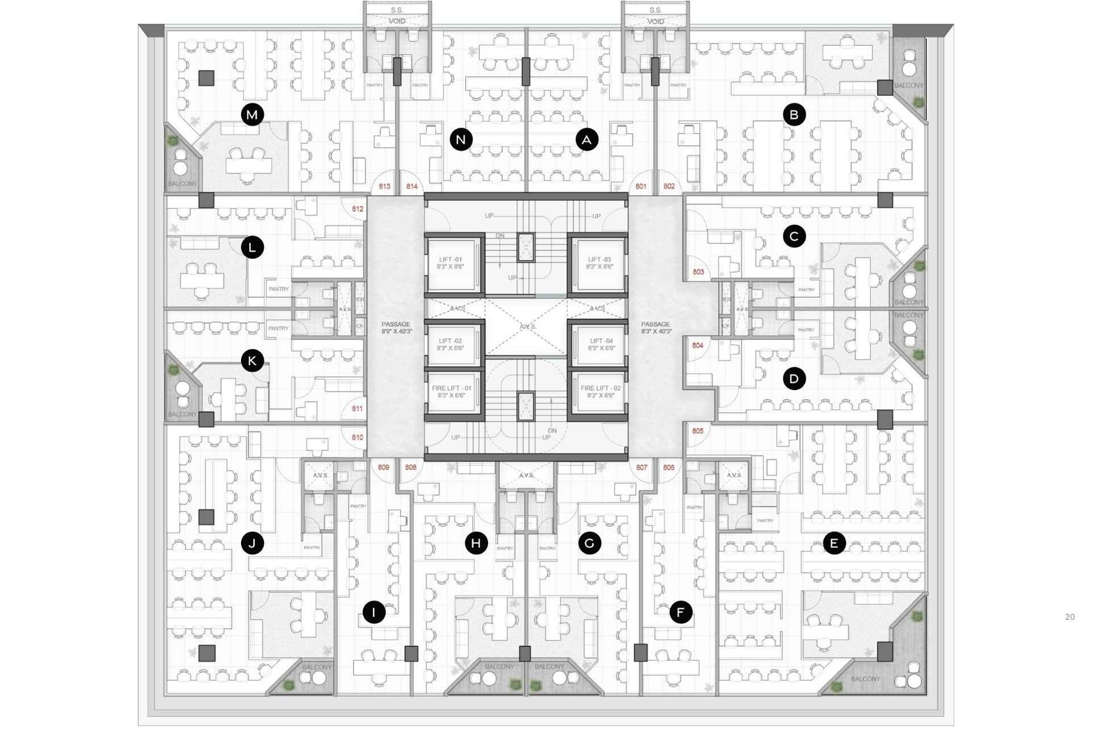 Silver-House-8th-15th-Floor-Plan