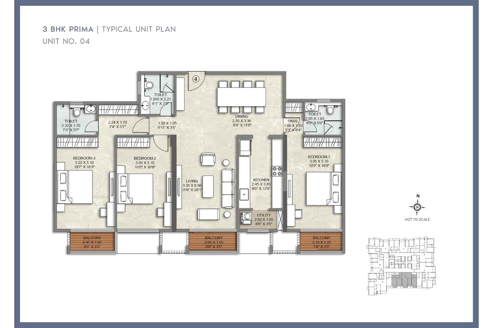 Kalpataru-Amare-3BHK-Floor-Plan