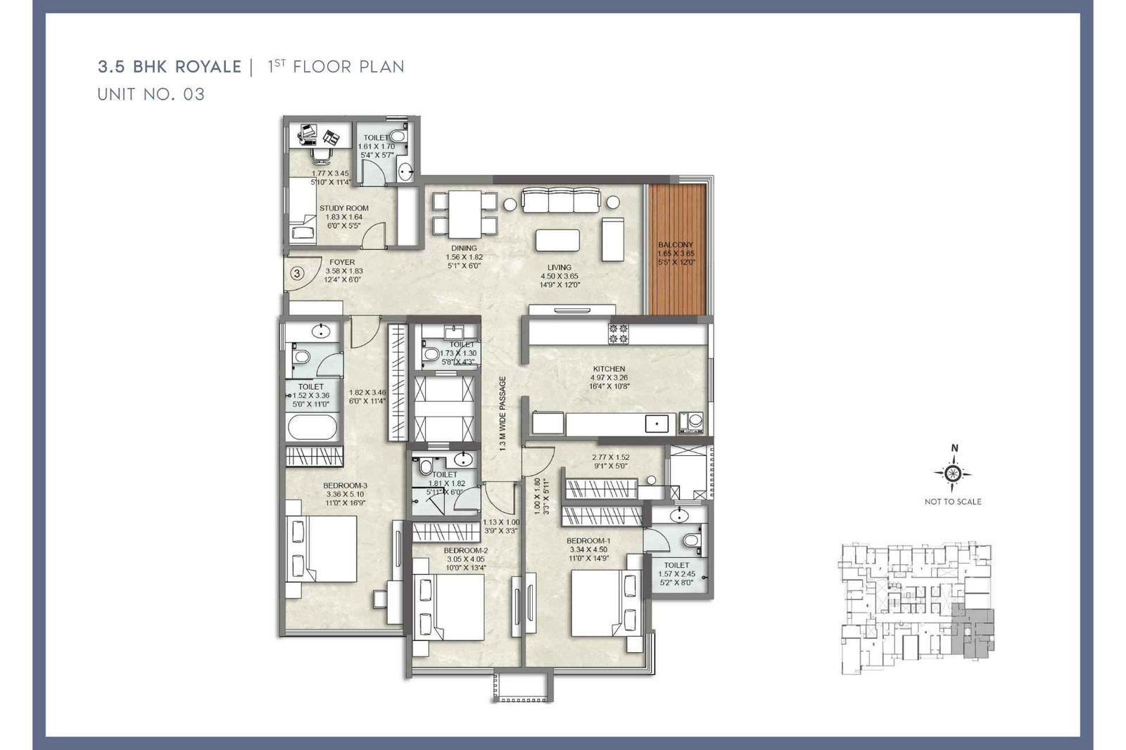 Kalpataru-Amare-3.5BHK-Royale-Floor-Plan