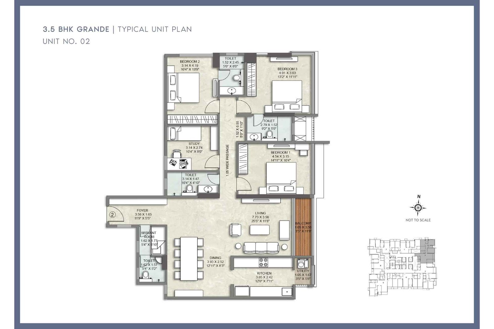 Kalpataru-Amare-3.5BHK-Floor-Plan