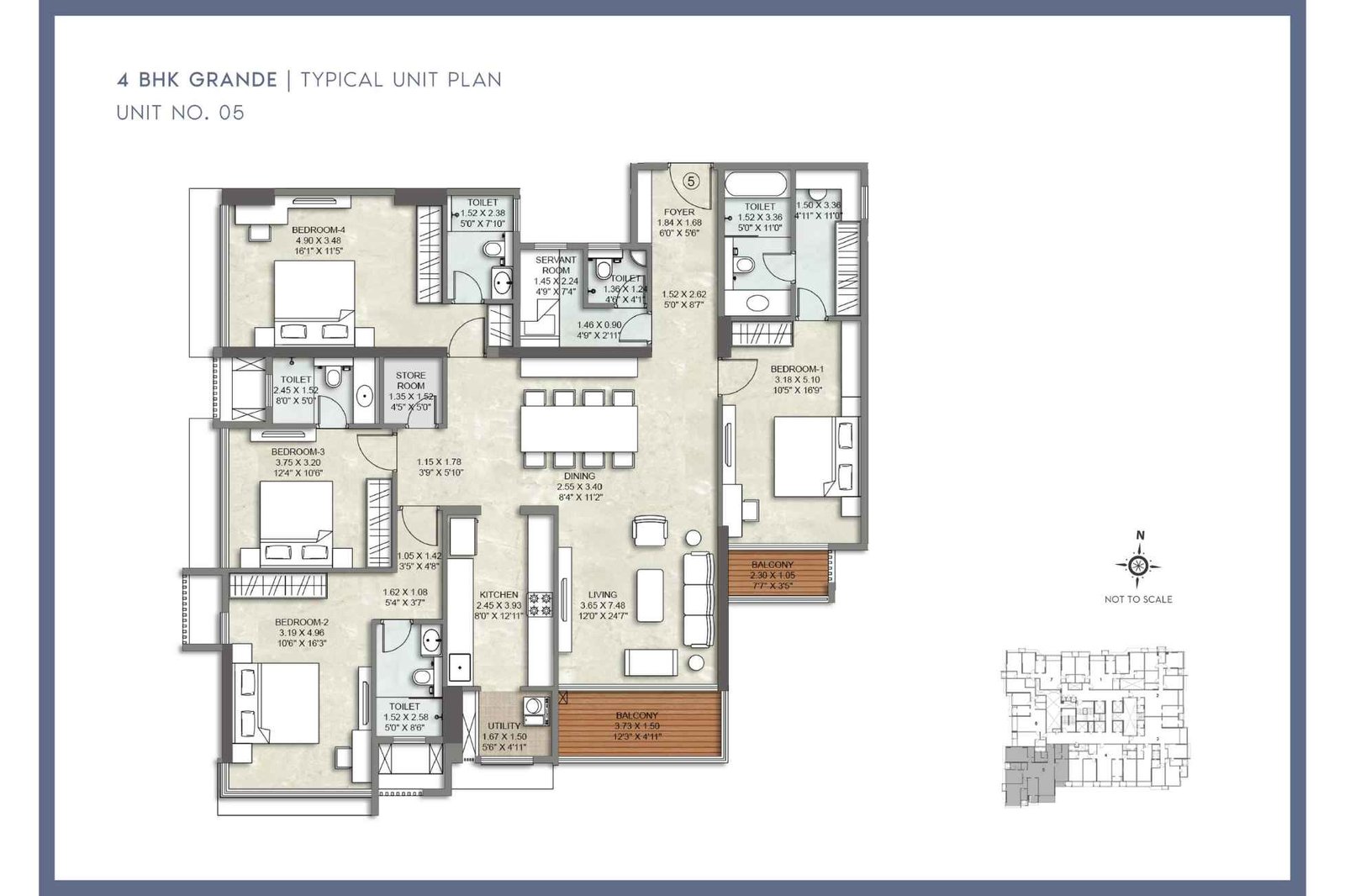 Kalpataru-Amare-4BHK-Grand-Floor-Plan