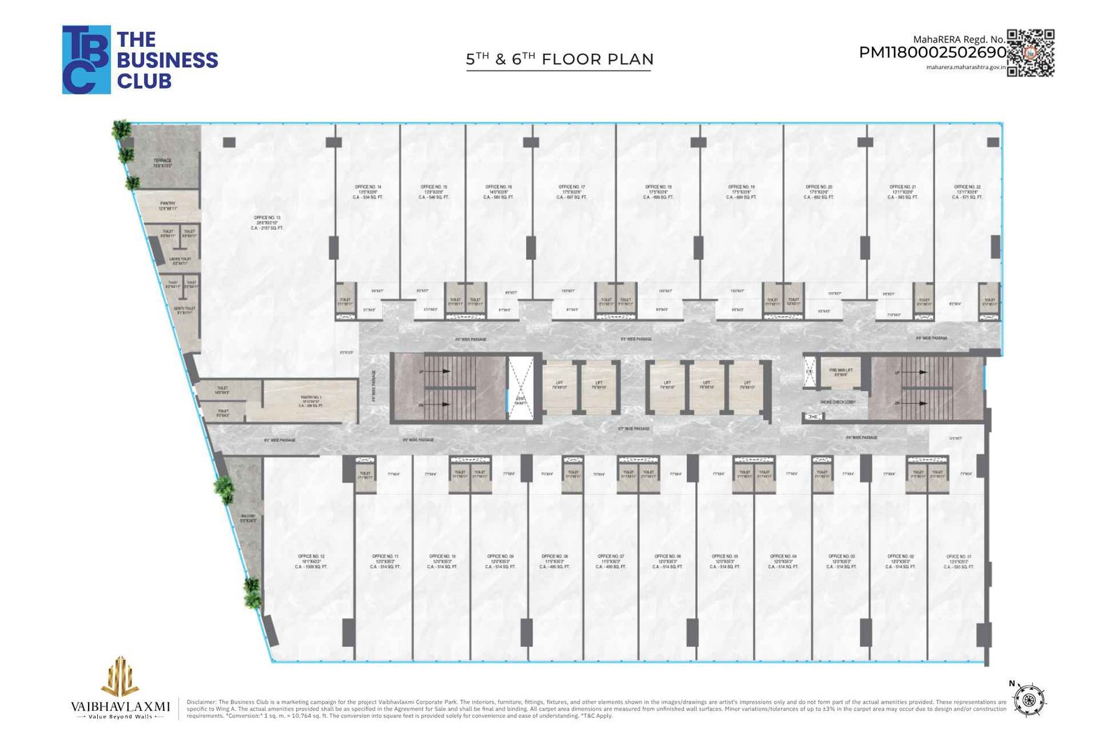 Vaibhavlaxmi-The-Business-Club-Floor-Plan-5th-&-6th