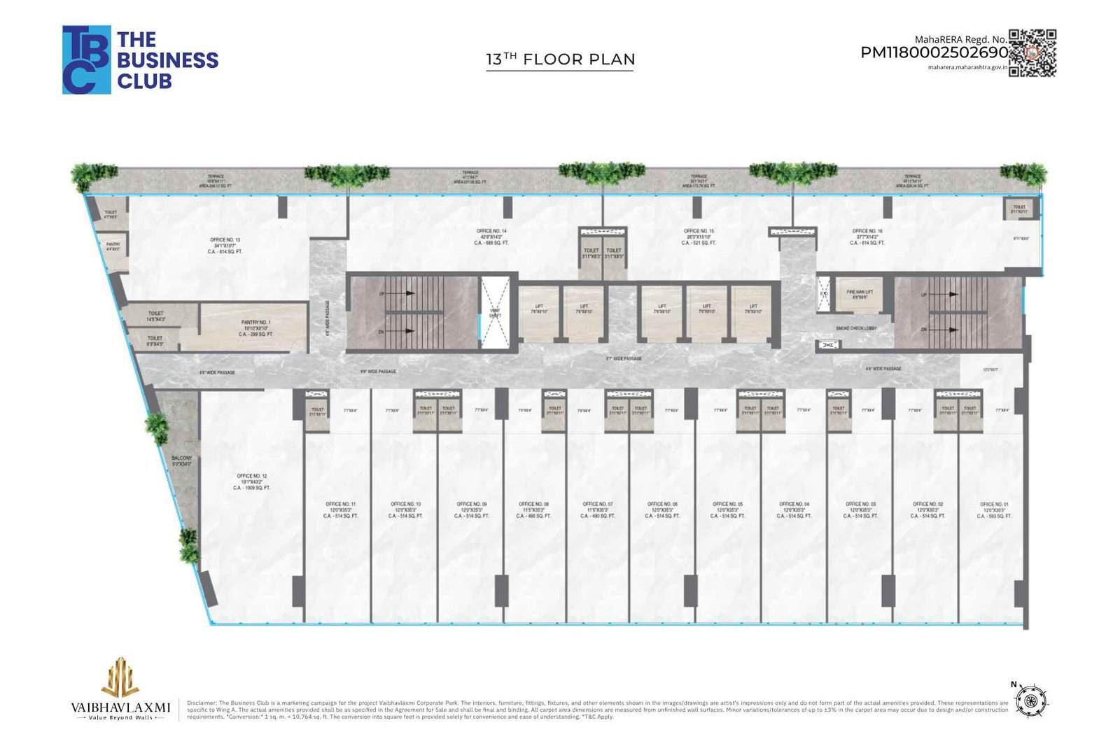 Vaibhavlaxmi-The-Business-Club-Floor-Plan-13th
