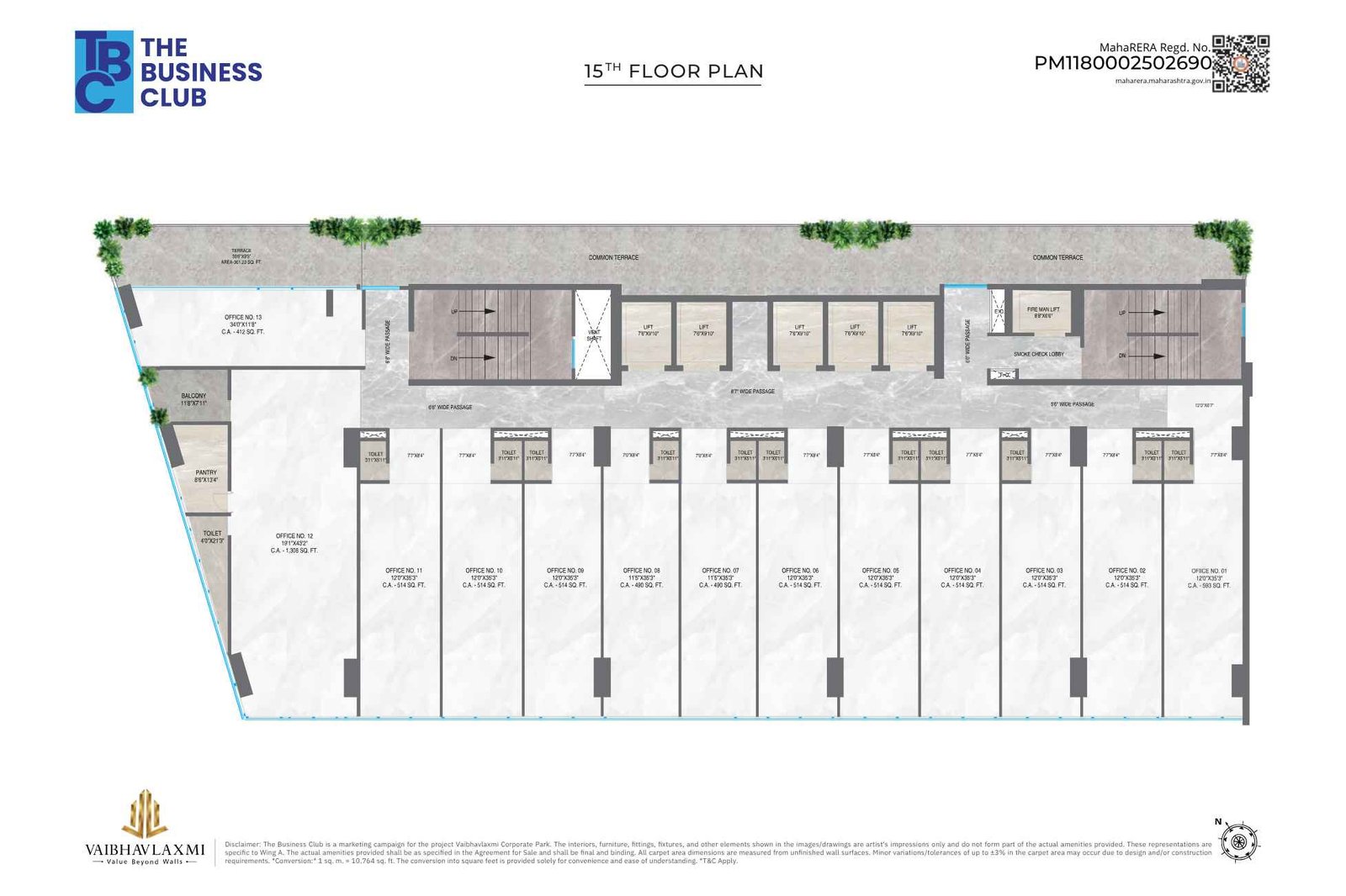 Vaibhavlaxmi-The-Business-Club-Floor-Plan-15th