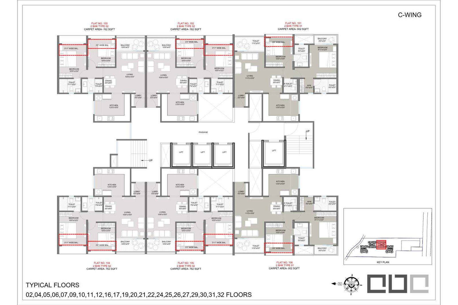 Sankeshwar-Ala-Carte-Homes-Floor-Plan-First-C-Wing