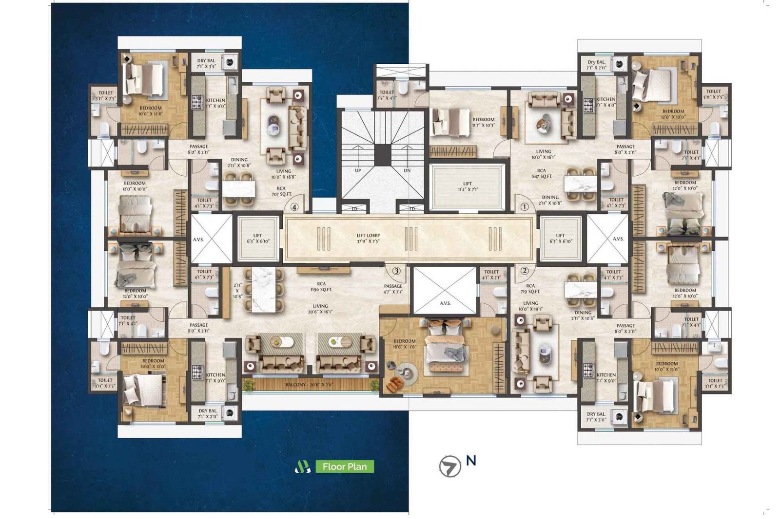 Polo-Matrix-Typical-Floor-Plan