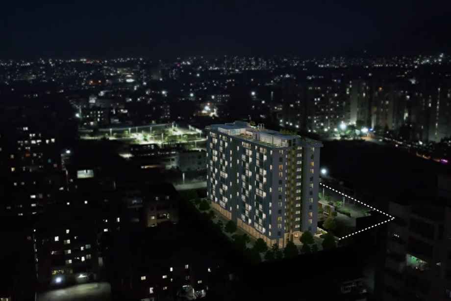 Yashodha-Skyrise-Elevation-Image-night-view